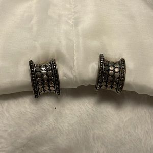 SALE 3 for $15 Silver Clip On Earrings